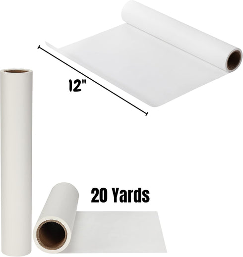 Mr. Pen- Tracing Paper Roll, 12" x 20 Yards, White, Trace Paper for Sewing Patterns...