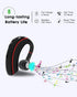 NANAMI Bluetooth Headset, Bluetooth Earpiece V5.0, 320Hrs Ultralight Headphones with Rotatable Mic, Hands-Free Earphones, Noise Cancelling, in-Ear...