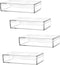 dedoot Clear Acrylic Box with Lids, 4 Pack 4.3x2.7x1 Inch Clear Acrylic Plastic Square Cube Storage Candy Box Containers for Wedding, Party, Treat...