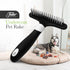 Fuller Brush Undercoat Pet Rake - 33 Sturdy Tapered Steel Pins Inset into Polypropylene Head - Ergonomically Designed Rubberized Handle - Reduce T...