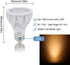 PAR20 12W Narrow Flood Light Bulb E26 Dimmable LED Bulb Spotlight Beam Angle 24 Degree 100W Halogen Warm White 3000K 2-Pack...