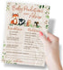 Baby Predictions & Advice for New Parents – Woodland Baby Shower Activity by Printed Party, Set of 50 Cards, Gender Neutral Forest Animals Theme...