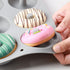 Silicone Donut Mold for 6 Doughnuts, Set of 2. Food Grade LFGB Silicone Bagels Baking Pan, Non-Stick, Dishwasher Safe, Heat Resistant and Microwav...