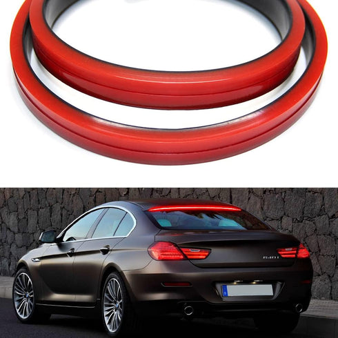 LED Third Brake Light Strip Bar, 5 Function Sequential Turn Signal Brake Running Double Flash Flexible 40Inch High Mount Stop Lights Strips for Je...
