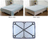 GOODTIMES Update Bed Sheet Clips, Adjustable Sheet Straps Suspenders Gripper Fastener, 6 Sides Triangle Heavy Duty Fuit for Round and Square Mattr...