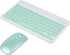 Bluetooth Keyboard and Mouse Combo Ultra-Slim Portable Rechargeable Compact Wireless Mouse Keyboard Set for Pad/iPad Pro/iPad Mini/iPad Air Mac OS...
