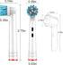 FIRIK Toothbrush Heads Replacement Compatible with Oral B: 8 Pack Professional Brush Head Refills for Braun Pro 1000/3000/5000/7000/8000/9000, Flo...