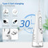 HAI Water Flossers for Adults - Dental Floss with 310ML Tank & 4 Jet Tips - Rechargeable, Waterproof, Portable Water Flossers for Teeth, Braces, B...