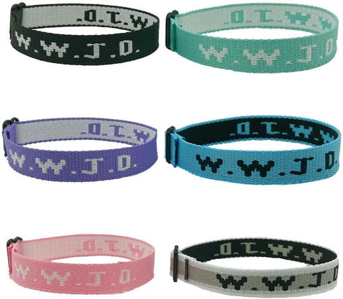 Pingyongchang Christian Cross Gifts What Would Jesus Do Bracelets WWJD Bracelets Letter Matching Couples Protection Braided Rope Inspirational Rel...