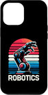 iPhone 13 Pro Max Retro Robotics Engineer Robotic Engineering Robot Case...