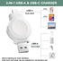 Portable Watch Charger for Apple Watch, Travel Charger for iWatch with USB-C & USB-A Fast Charging Magnetic Wireless Charger for Apple Watch SE/Ul...