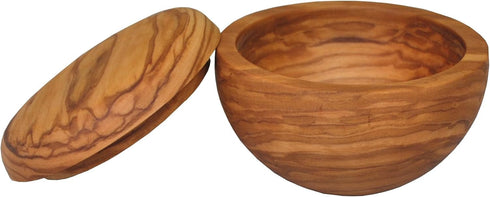 Naturally Med Olive Wood Sugar Pot/Salt Keeper...