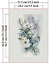 CROSSDECOR Stamped Cross Stitch Kits for Beginners- Full Set of Blooming heather Embroidery for Adults,11 CT 3 Strands DIY Patterns Counted Arts C...