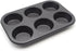 Muffin Pan 6 Cup Cupcake Baking Pan No Stick Carbon Steel Easy Clean...