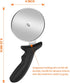 Pizza Cutter Wheel, Stainless Steel Slicer, 9.33-Inch Super heavy 173g, Sharp funny Classic Cutters, Kitchen Gadget with finger guard protects, Fo...