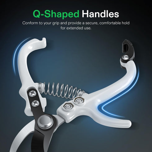 VIVOSUN Bypass Pruning Shears, Lightweight Hand Pruner, Ergonomic Garden Shears for Cutting Flowers, Trimming Plants Branches, 6" Garden Clippers ...