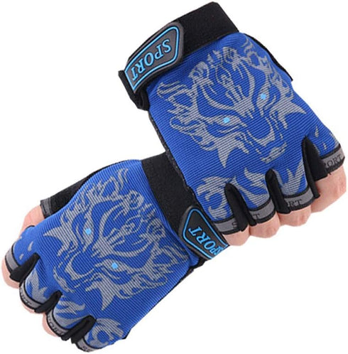 Luwint Fishing Gloves for Men and Women, Fingerless Lightweight Sun Protective Gloves Non-Slip Sport Gloves for Hunting Fishing Cycling Camping Ri...