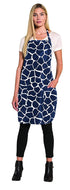 Betty Dain Safari Chic Apron, Fashionable Print Design, Flattering and Functional, Durable Nylon, Chemical and Water Resistant, Hidden Pockets, Ad...