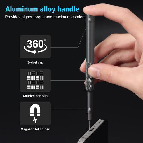 STREBITO Small Screwdriver Set 39 in 1 Precision Screwdriver Set, Electronics Tool Kit Screwdriver Kit - PC, Laptop, RC, Computer, Phone Repair Ki...