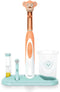 Beurer TB10 Kids Electric Toothbrush Kit - Fun Milo The Monkey Cap with 2 Extra-Soft Brush Heads to Help Remove Plaque, 2 Minute Timer, and Rinse ...
