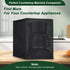 Coffee Maker Dustproof Cover, Universal Waterproof Shield for Countertop Appliances in Home, Garage and Office, Black...