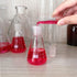 50ml Glass Erlenmeyer Flask, Laboratory Glassware Flask with Ground Glass Stopper for Chemistry Classroom Home Use, 3.3 Borosilicate Labware Conic...