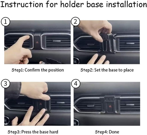 Car Phone Holder for Mazda CX-5 2017 2018 2019 2020 2021 2022 2023 2024 2025 CX5 Auto Accessories Navigation Bracket Interior Decoration Mobile Ce...