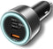 200W USB C Car Charger, Graaci PD 100W Type C Car Charger Adapter, QC5 PPS 45W Super Fast Charging for MacBook Pro Air, iPhone 15 Pro Max, Galaxy ...