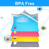 Flexible Cutting Board BPA Free 4 Colored Plastic Cutting Board Mat Set, Dishwasher Safe, 11.4 IN x 7.5 IN, 2mm Thickness...