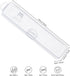 Toothbrush Case 2 Packs, Transparent Toothbrush Travel Case, Plastic Toothbrush Holder Travel Size, 7.87 x 1.85 x 1.18 inches Portable Toothbrush ...