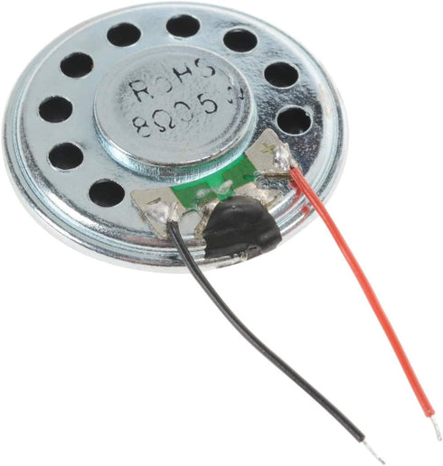 YXQ 0.5W 8 Ohm Micro Internal Speaker Magnet Loudspeaker 30mm Dia Round Metal Shell with Wire DIY Slim for PC Laptop DVD/EVD(4Pcs)...