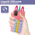 for Samsung Galaxy A02S/A03S/M02S Case,Cartoon Fun Kawaii Cute Silicone Bubble Button Decompression case Designed for Galaxy A03S/A02S Phone case ...