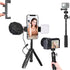Extendable Selfie Stick Tripod for Gopro/Cell Phone/Camera, Mini Tripod with Gopro Adapter & Phone Holder, Portable Vlog Travel Selfie Phone Tripo...