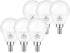 hansang E12 LED Ceiling Fan Light Bulbs 6000K Cool Daylight, 6W 60Watt Equivalent, A15 Small Candelabra Base Chandelier Bulbs, 600LM, Non-dimmable...