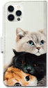 Case for iPhone 13 Pro Max, Cute Brown Cat Leather Flip Phone Case Wallet Cover with Card Slot Holder Kickstand for iPhone 13 Pro Max...