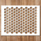 Honeycomb Stencil - Street Art Beehive Bee hive Honeycomb Stencils for Painting on Wood, Glass, Wall, Rock, Walls, Glassware, Canvas - Hexangon Ho...