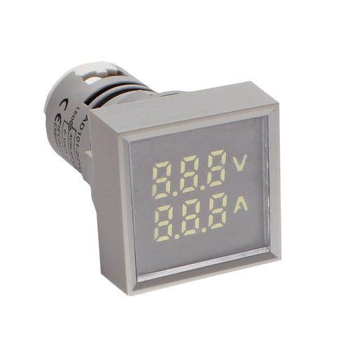 -Digital Led Display Indicator Voltmeter and Ammeter, Multimeter Voltage AC50-500V and Current Meter 0-100A, Gauge Meter Tester Volt Amp Monitor-A...