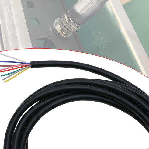 8 Pin M12 Sensor Connector Straight Aviation Cable Male to Male Aviation Socket Waterproof Electrical Cable for Industrial Automation Control...