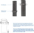 E&K Sunrise 3" Diameter D-Ring Clamp for Sun Shade Sail Pole Accessories, Sun Shade Sail Pole, Canopy Support Poles...