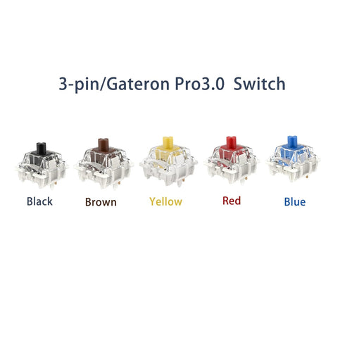 Kailh | Gateron Series Mechanical Keyboard Switches Sample Pack (20pcs)...