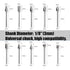 Tungsten Carbide Rotary Burr Set for Dremel, 10PCS Carbide Double Cut Carving Burr Bits with 1/8” Shank Rotary Tool Accessories for Woodworking, E...