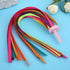 Pssopp 1 Pair Kid's Rainbow Bike Streamers Childrens Bike Streamers Grips Tassels Kids Bike Accessories(Multi Color)...
