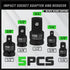 SWANLAKE GARDEN TOOLS 5-Piece Cr-V Steel Impact Socket Adapter Set, 0.375in, Fastener Drive Bit...