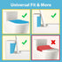 4our Kiddies Baby Toilet Lock (2 Pack) for Child Safety, Baby Proof Toilet Seat Lock with 2 Extra Pallet Fit for Most Standard Toilet, Easy Intall...