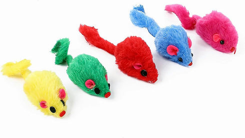 12PCS Cat Mouse Toys,Faux Fur Cat Mice Toys with Plastic Body, Interactive Catnip Toys for Indoor Cats,Perfect for Kittens, Cats, and Puppies!…...