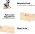 Xximuim Paracord Jig Bracelet Maker Wood Jig Bracelet Maker U Shape Clear Scale Bracelet with 2 Clamp DIY Hand Knitting Bracelet Jig Bracelet Brai...
