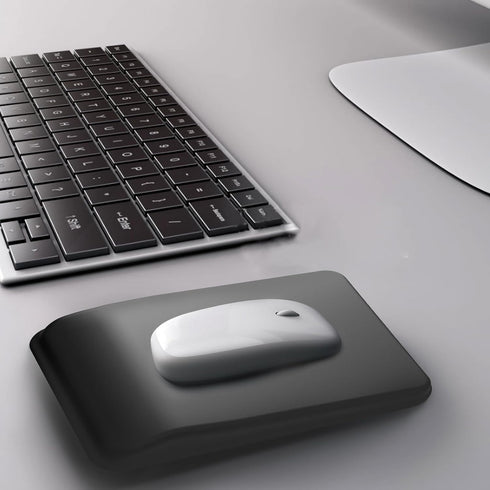 Ergonomic Mouse Pad with Wrist Rest, Mouse Pad with Wrist Support, Memory Foam Mousepad wrist rest with Non-Slip PU Base for Laptop and Computer D...