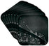3dRose cst_219800_2 New York Scene of The Brooklyn Bridge & Manhattan Skyline At Night Soft Coasters, (Set of 8), Multicolor...