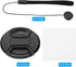 PATIKIL 95mm Lens Cap Set, 3Pack Sides Pinch Snap Camera Lens Cover for Front Len Suitable for 95mm Thread Universal DSLR Lenses for Nikon, for Fu...