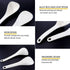 DOERDO 2pcs Rice Paddle Spoon Soup Spoon Heat Resistant Rice Scooper Kitchen Utensil for Mixing, Serving, Cooking, White...
